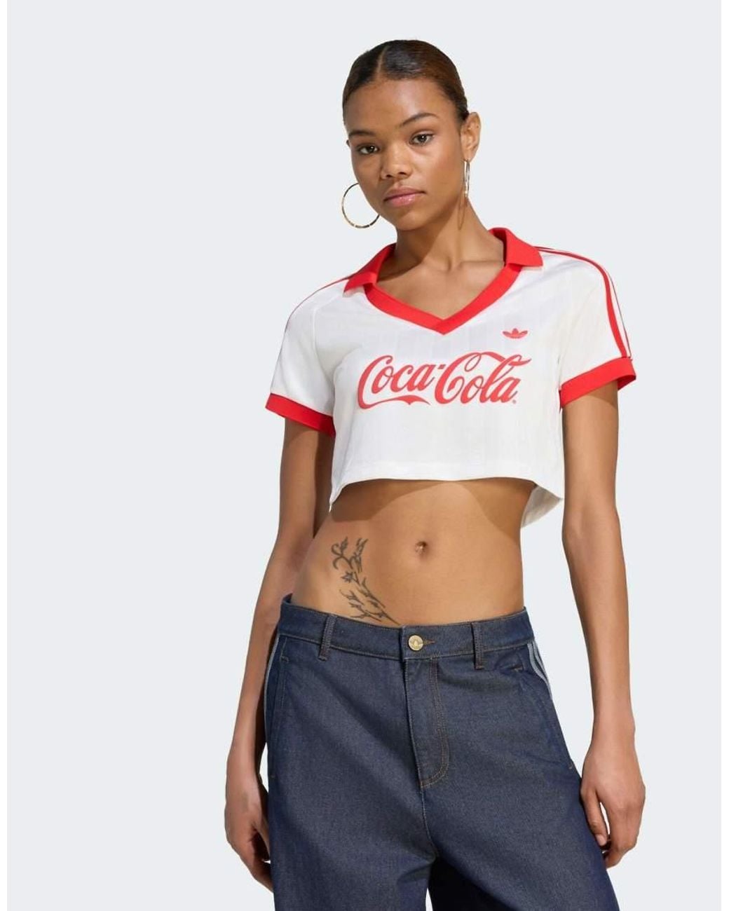 Adidas Originals Blue Cropped Jersey