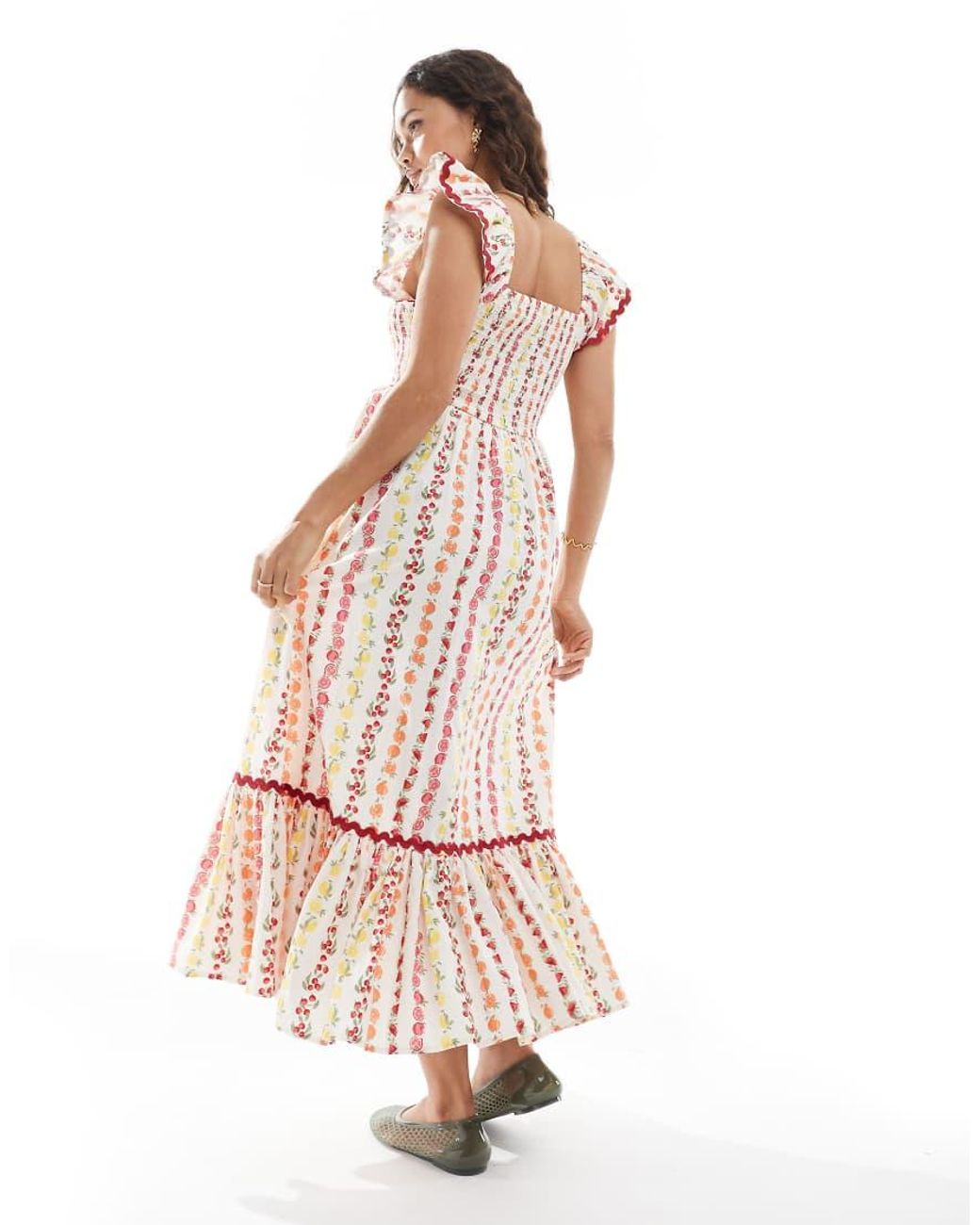 Miss Selfridge Pink Poplin Maxi Dress