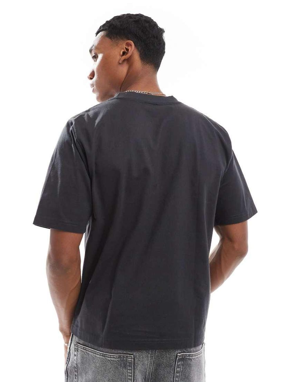 Cotton On Blue Boxy Oversized T-Shirt for men
