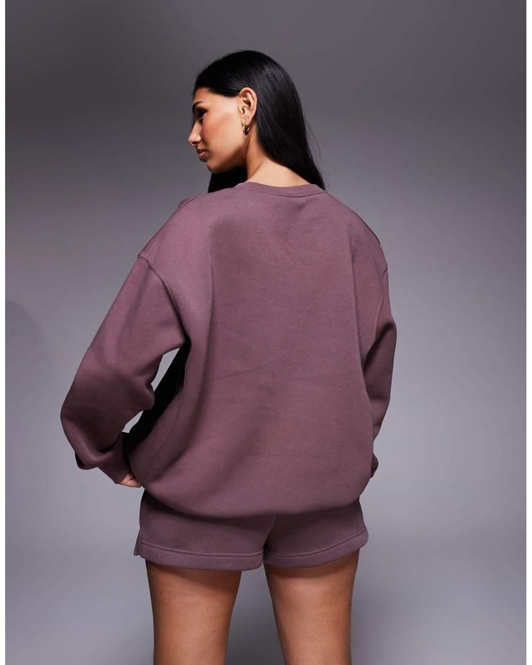 Nike Purple Phoenix Fleece Oversized Sweatshirt