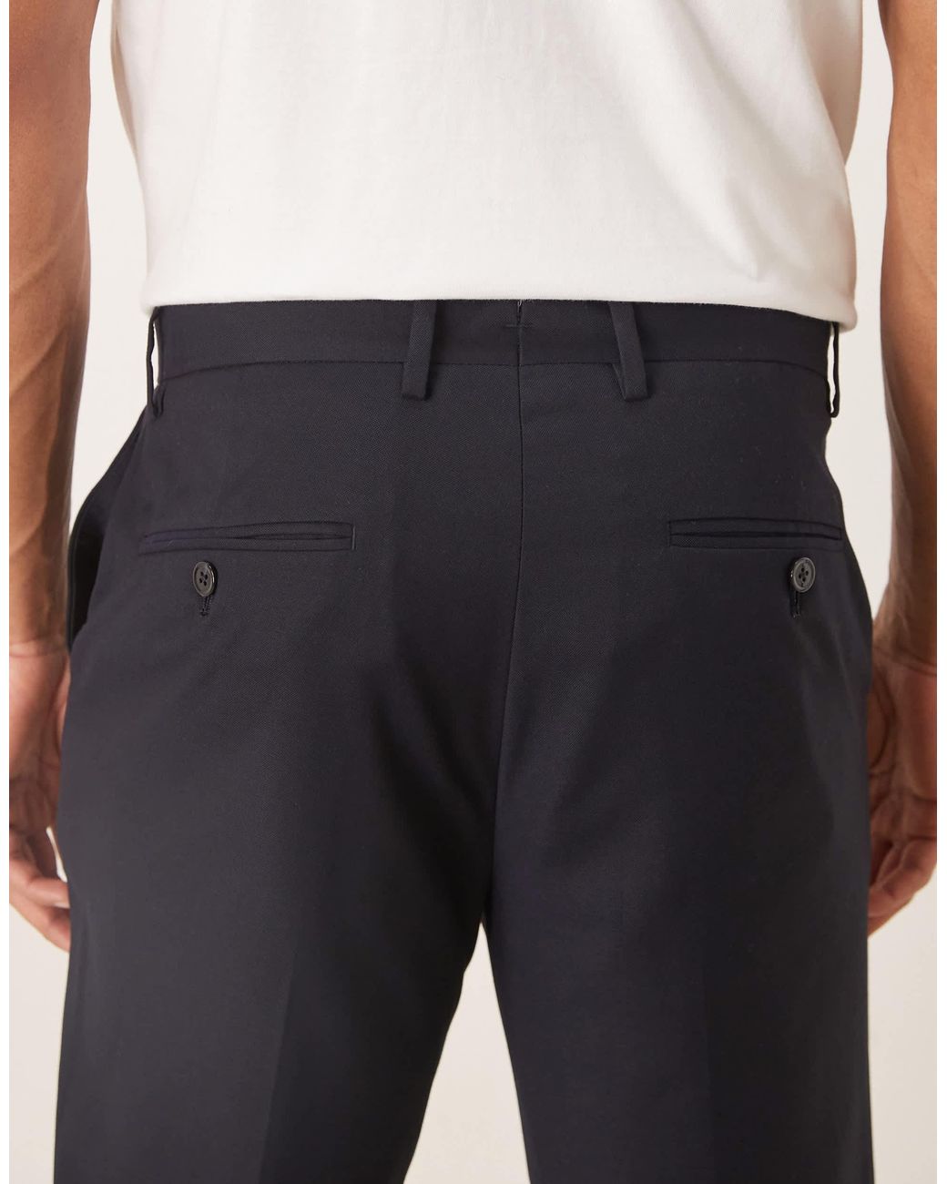 Pantalon slim Mango pour homme en coloris Black