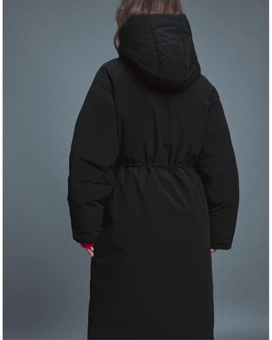 Stradivarius Blue Padded Parka