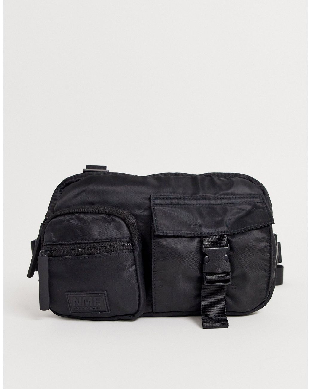 Bolso en negro Bershka de hombre de color Negro Lyst