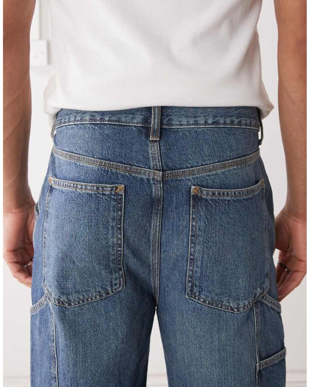 Collusion Blue X011 Carpenter Jeans for men