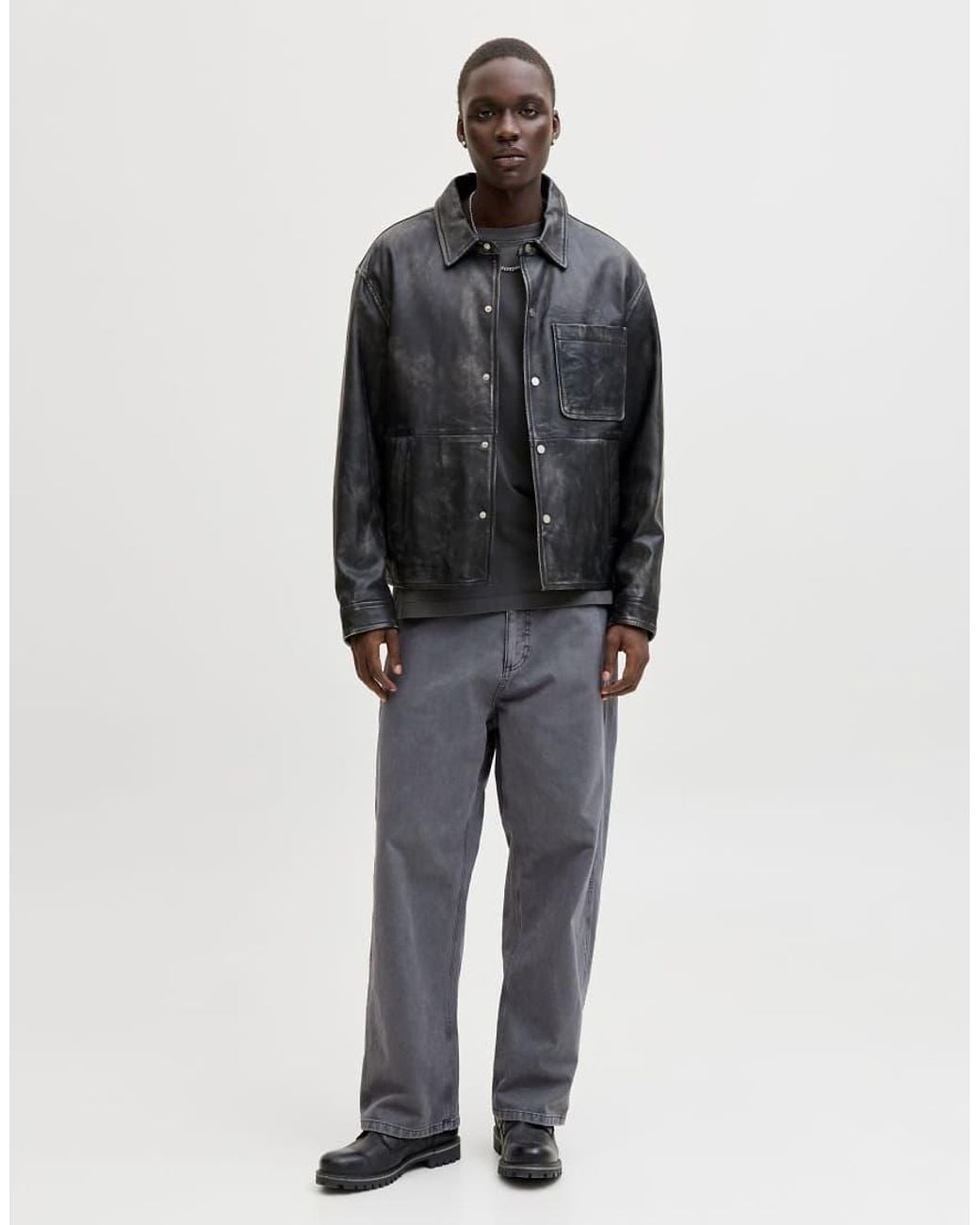Jack & Jones Gray Trousers for men