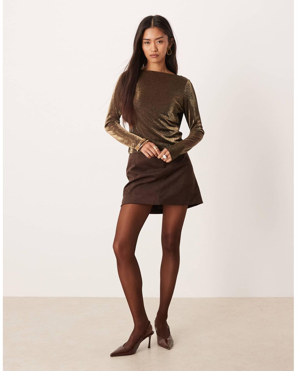 Abercrombie & Fitch Blue – langärmliges oberteil