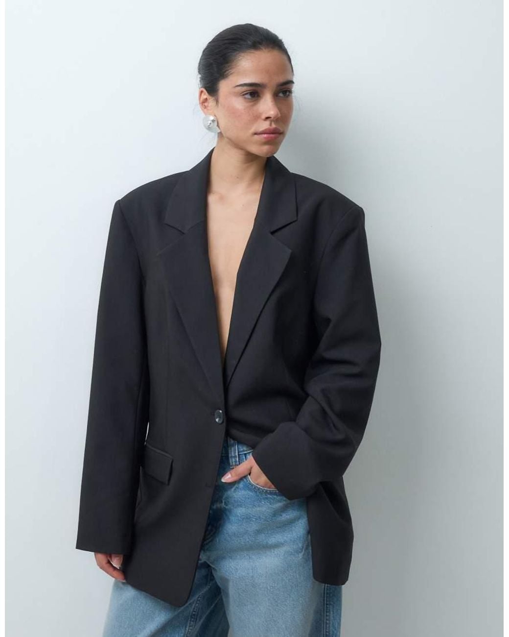 ASOS Black Tailored Oversized Blazer