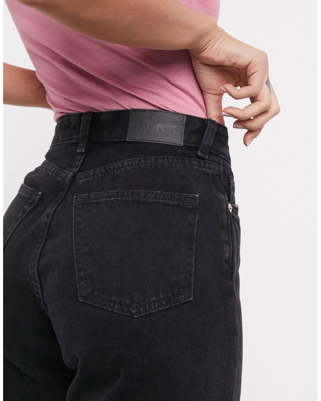 monki taiki high waist mom jeans