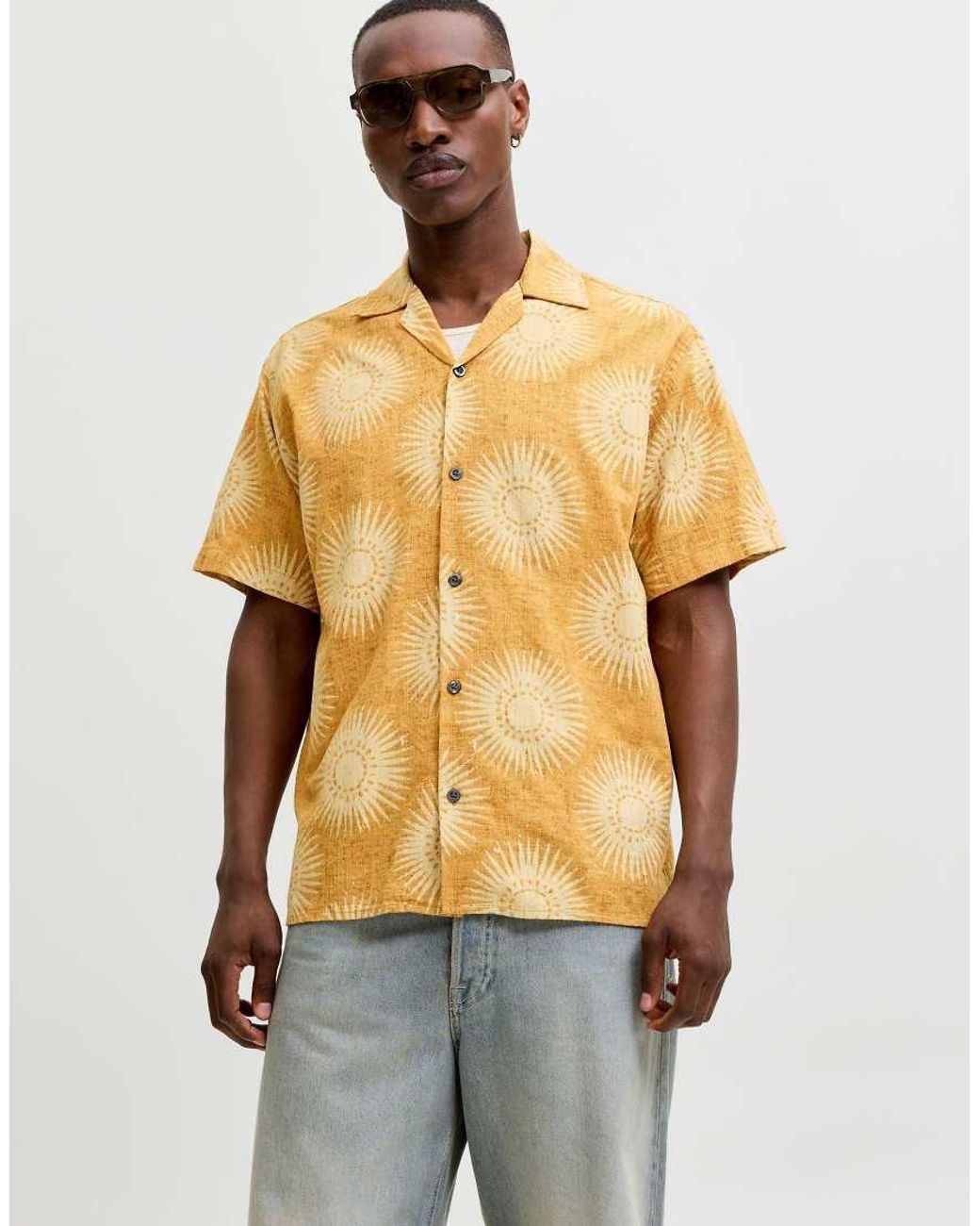 Jack & Jones Metallic Resort Shirt for men