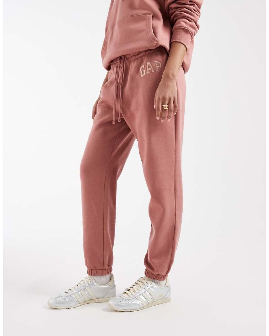 Gap Pink Everyday Cuffed Logo Joggers