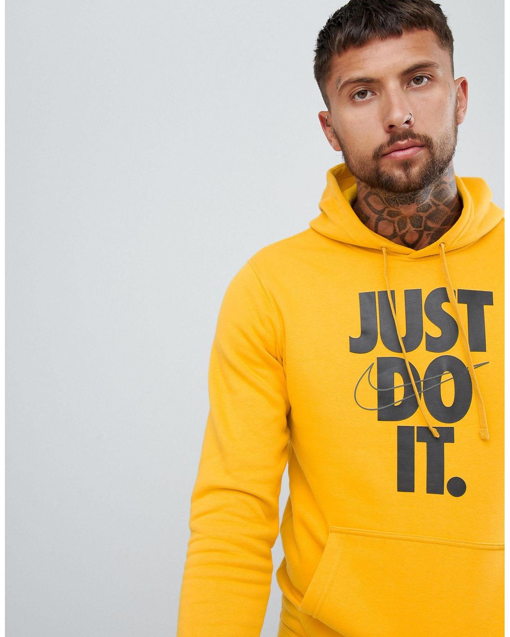 Nike – Just Do It – Kapuzenpullover in Gelb für Herren | Lyst DE