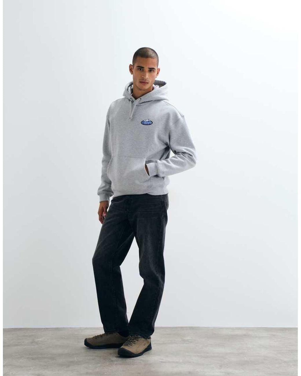 Columbia Blue Street Tech Snowy Peaks Heavyweight Hoodie for men