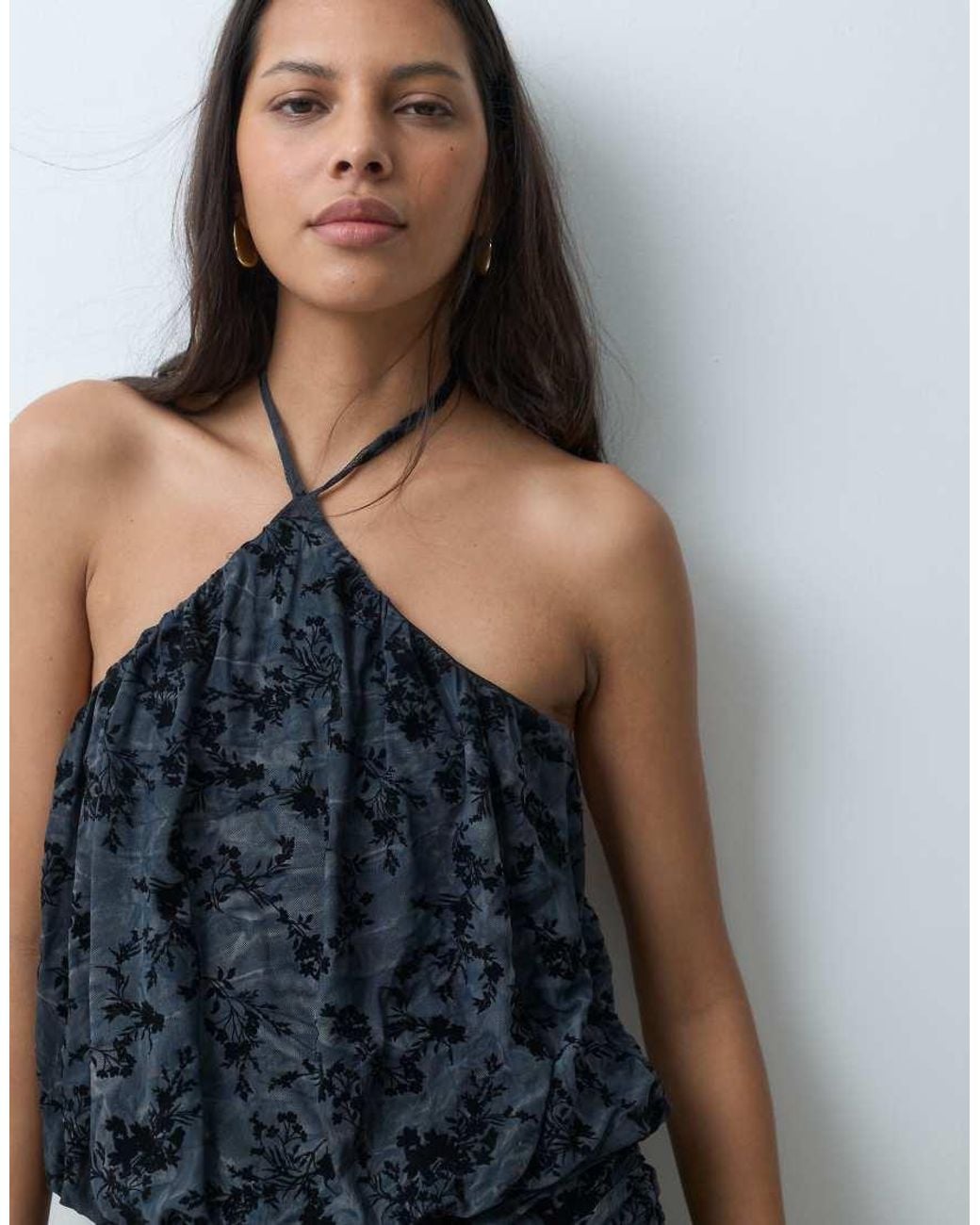 Miss Selfridge Blue Playsuit