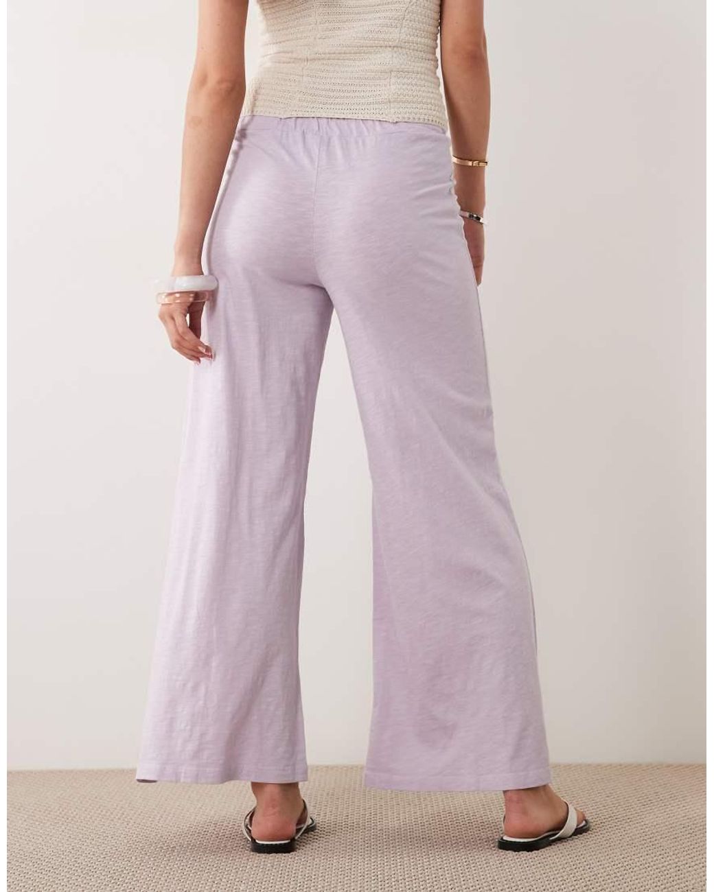 Mango Pink Teen Tie Waist Trouser