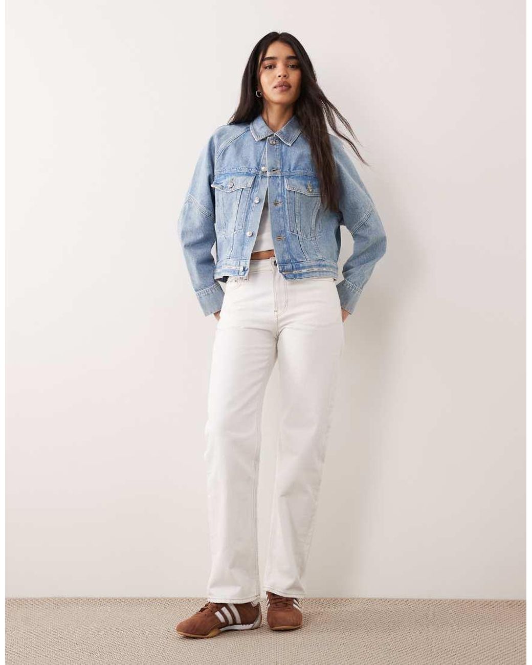 Calvin Klein Blue Boxy Denim Jacket