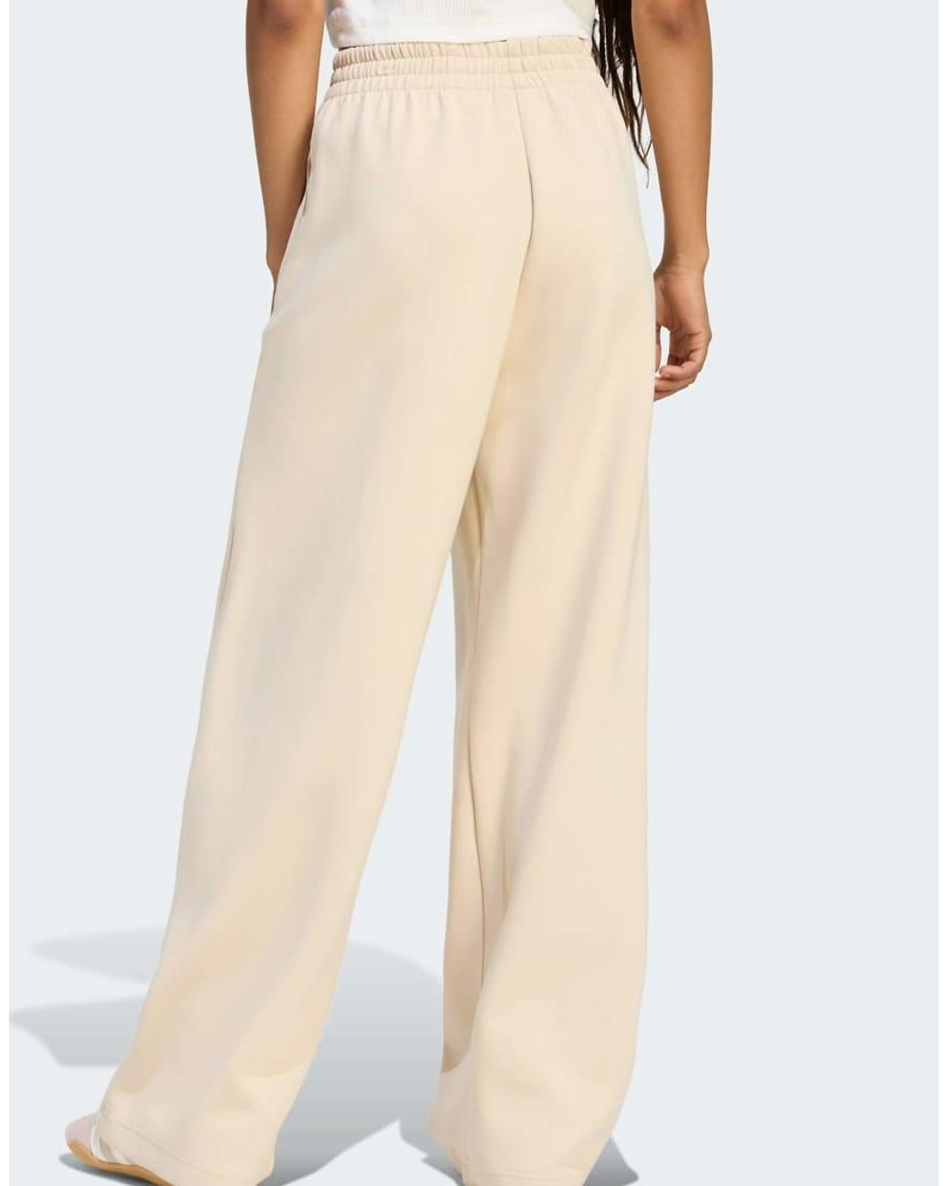 Adidas Originals Natural Soft Lux Straight Leg Pants