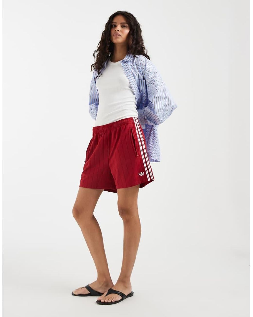 Adidas Originals Red Firebird Shorts