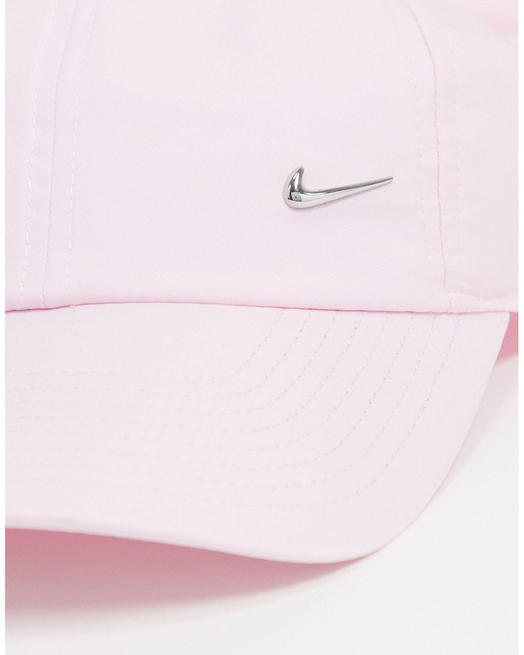Gorra rosa logo metalizado Nike de hombre de color Rosa