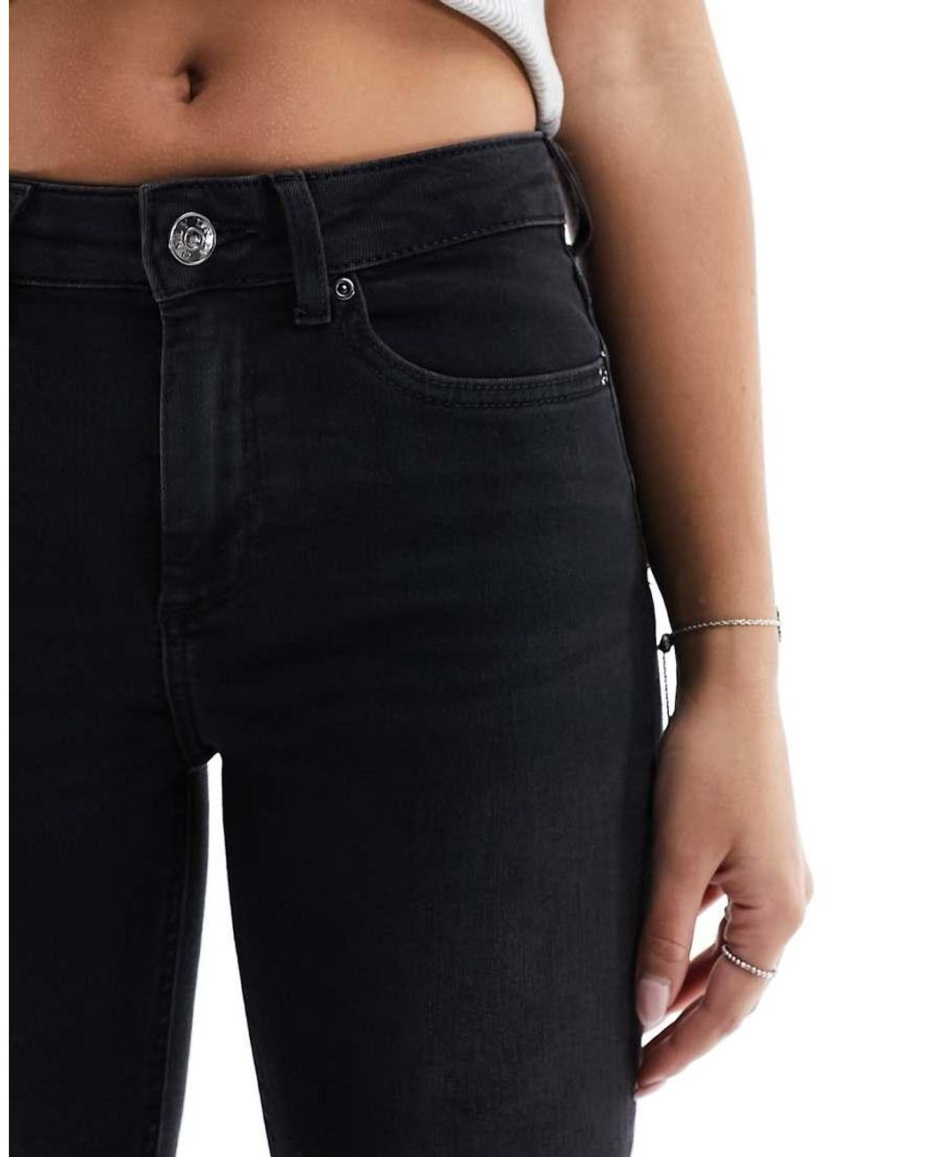 ONLY Black Blush Mid Waist Skinny Jeans