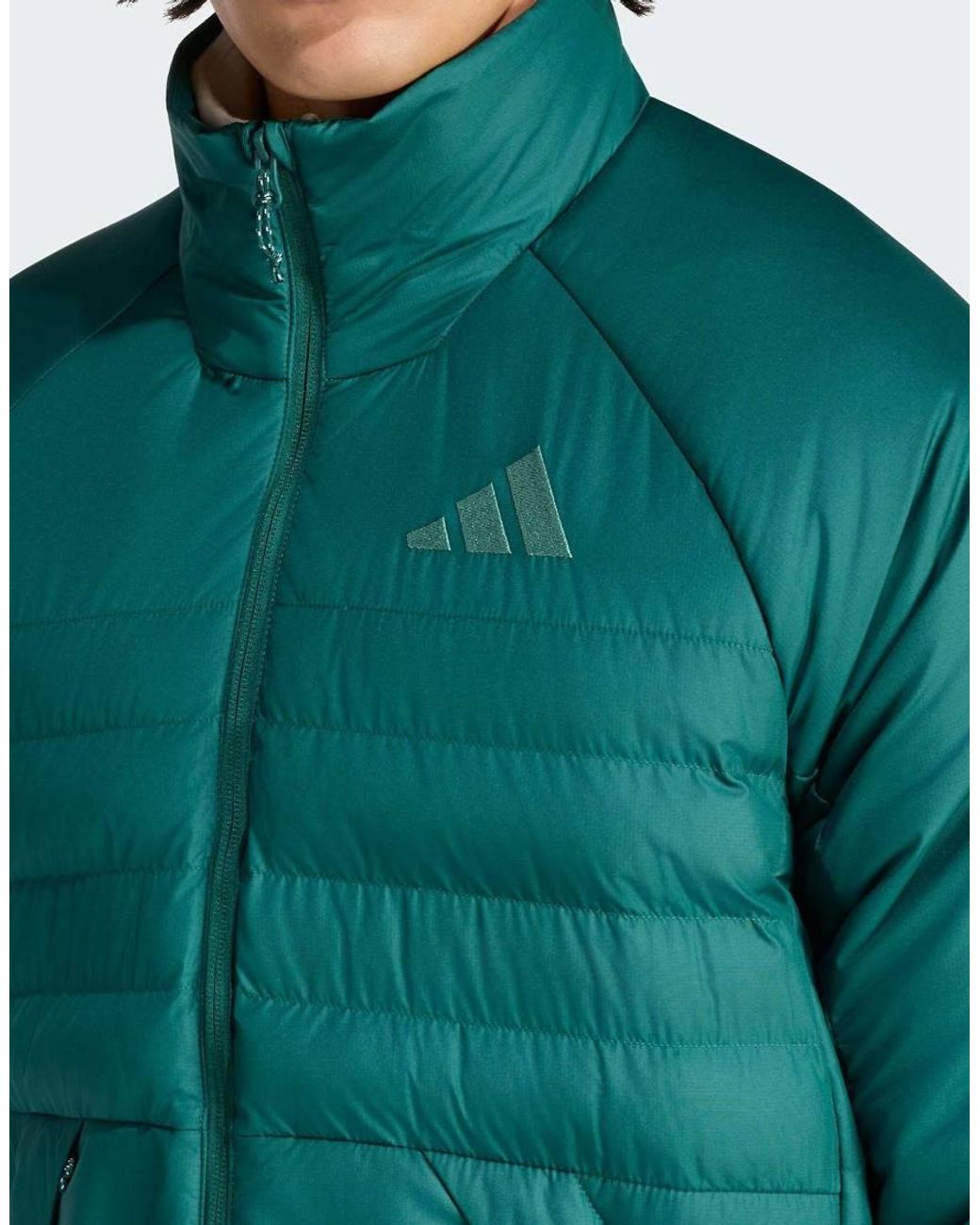 Adidas Originals Green Terrex Multi Climawarm Insulated Jacket for men