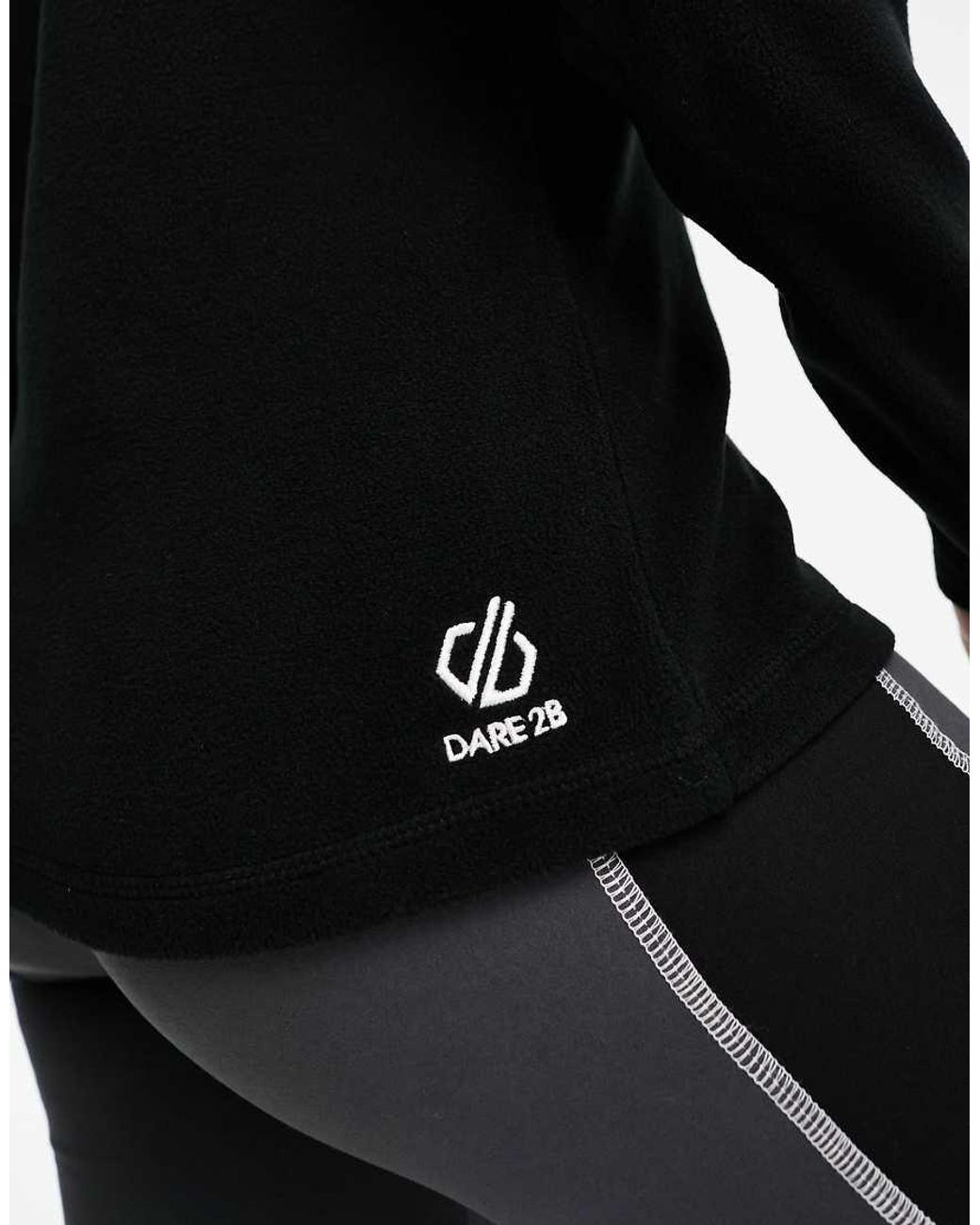 Dare 2b Black Dare2B 1/4 Length Zip Fleece