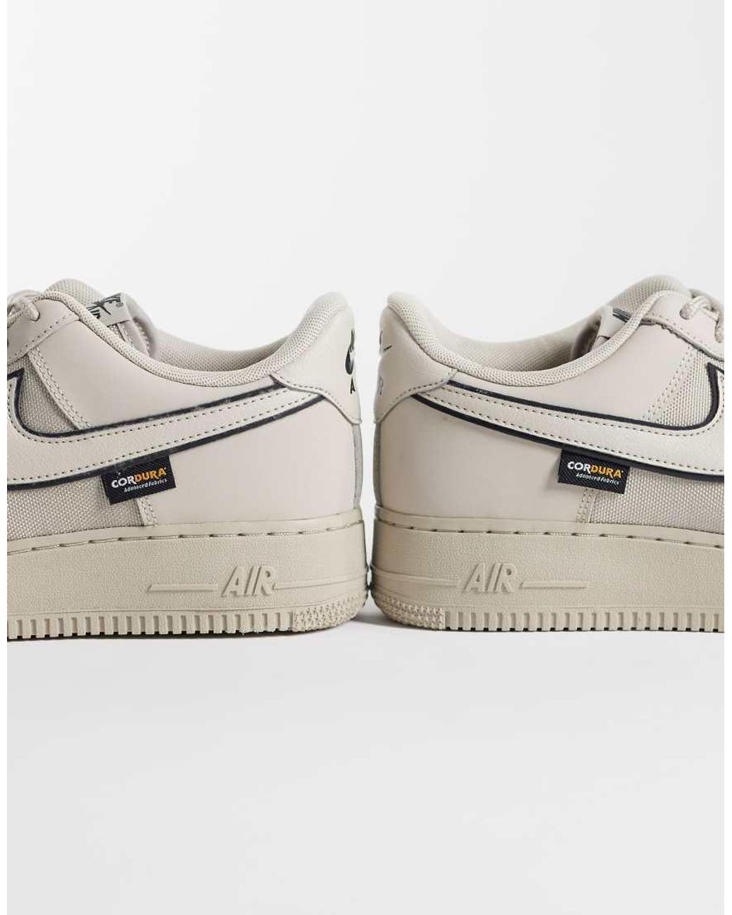 Nike Gray Air Force 1 '07 Lv8 Cordura Trainers for men