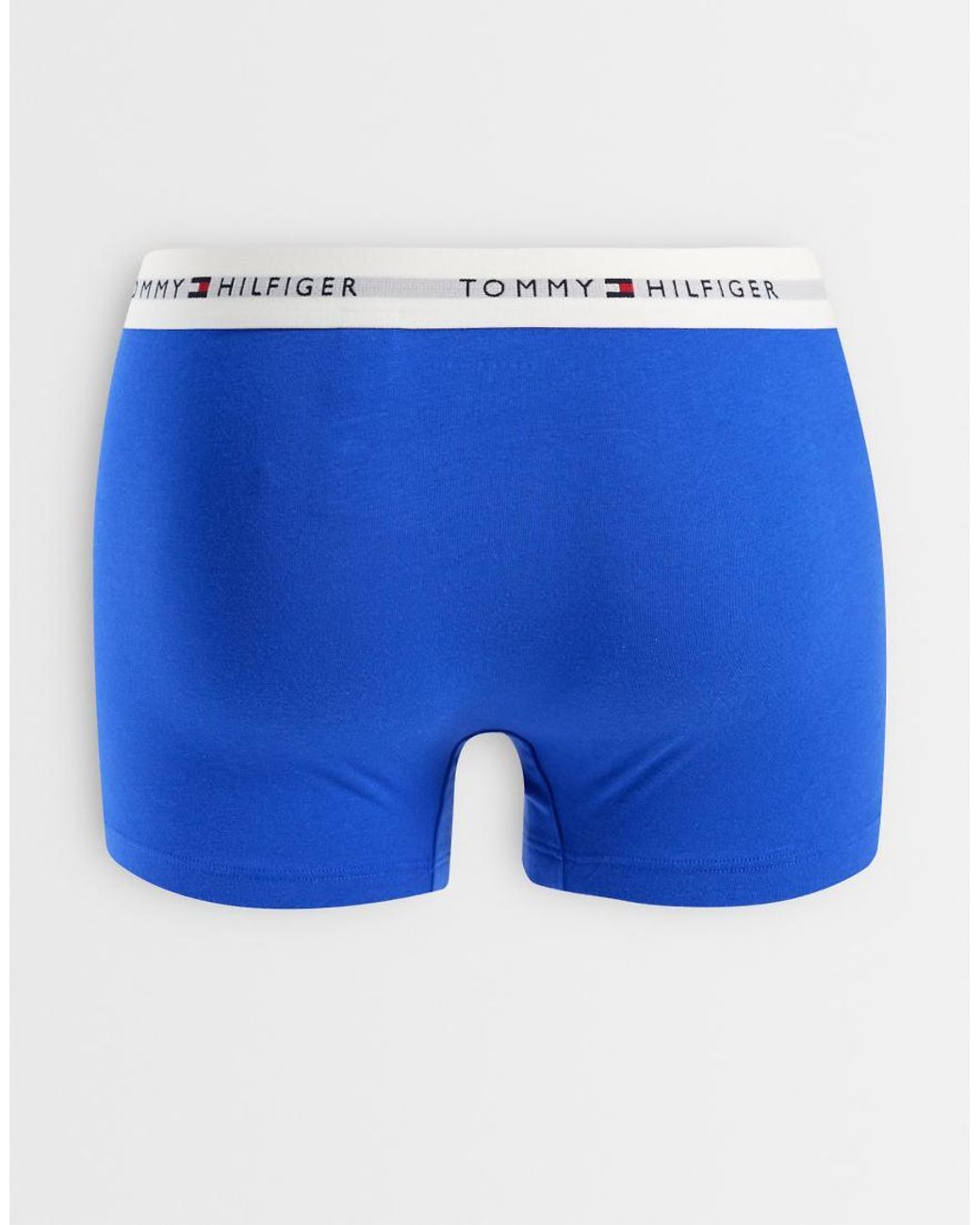 Tommy Hilfiger Blue Signature Cotton 3 Pack Boxer Briefs for men