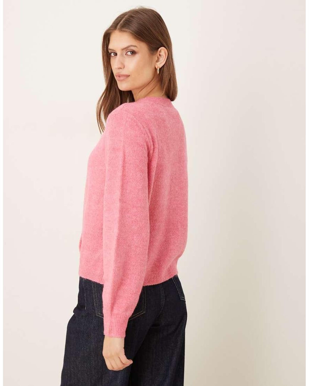 Vila Pink Super Soft Knitted Cargidan