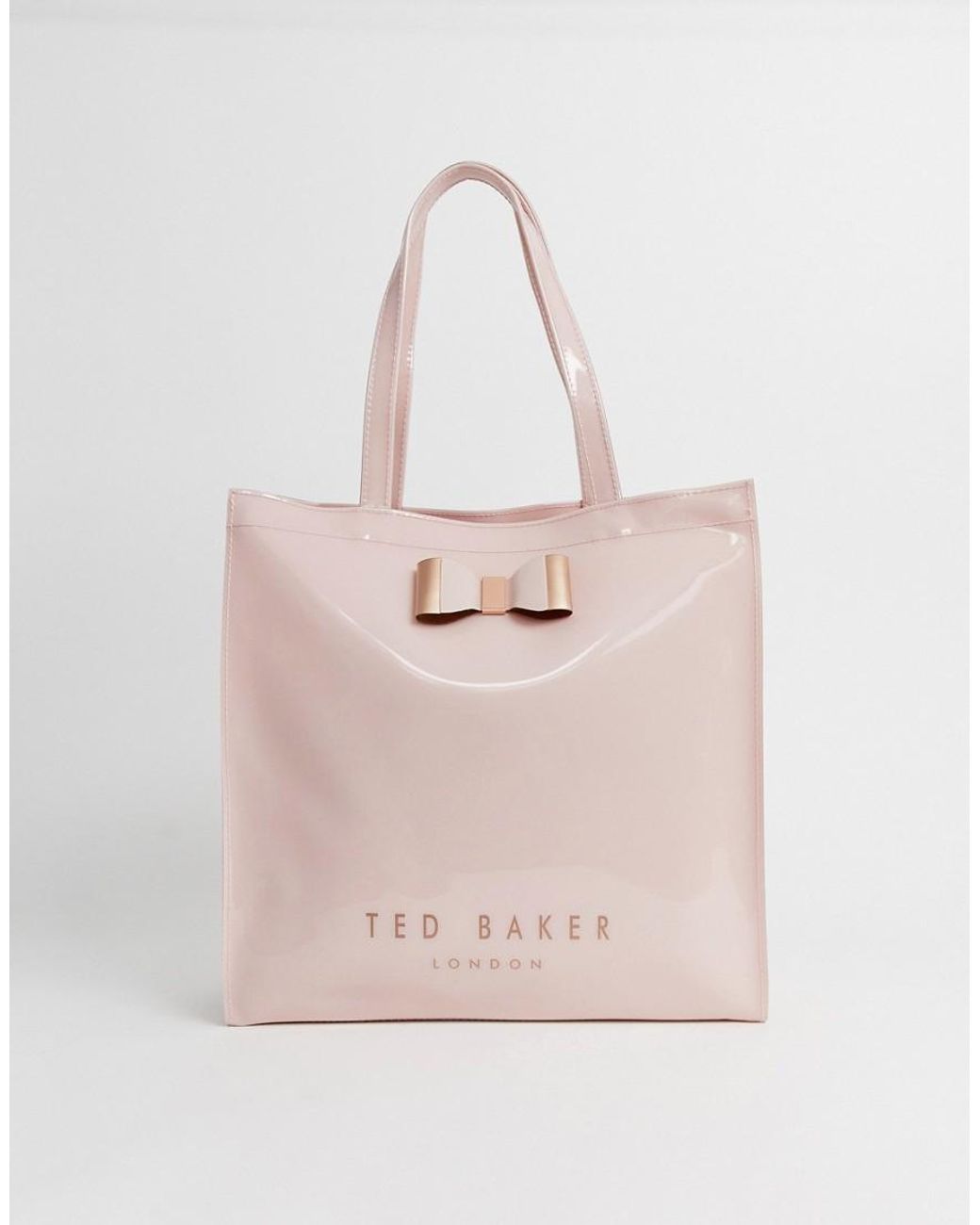 worstelen hebben per ongeluk Ted Baker Sofcon - Zachte Grote Tas Met Logo in het Roze | Lyst NL