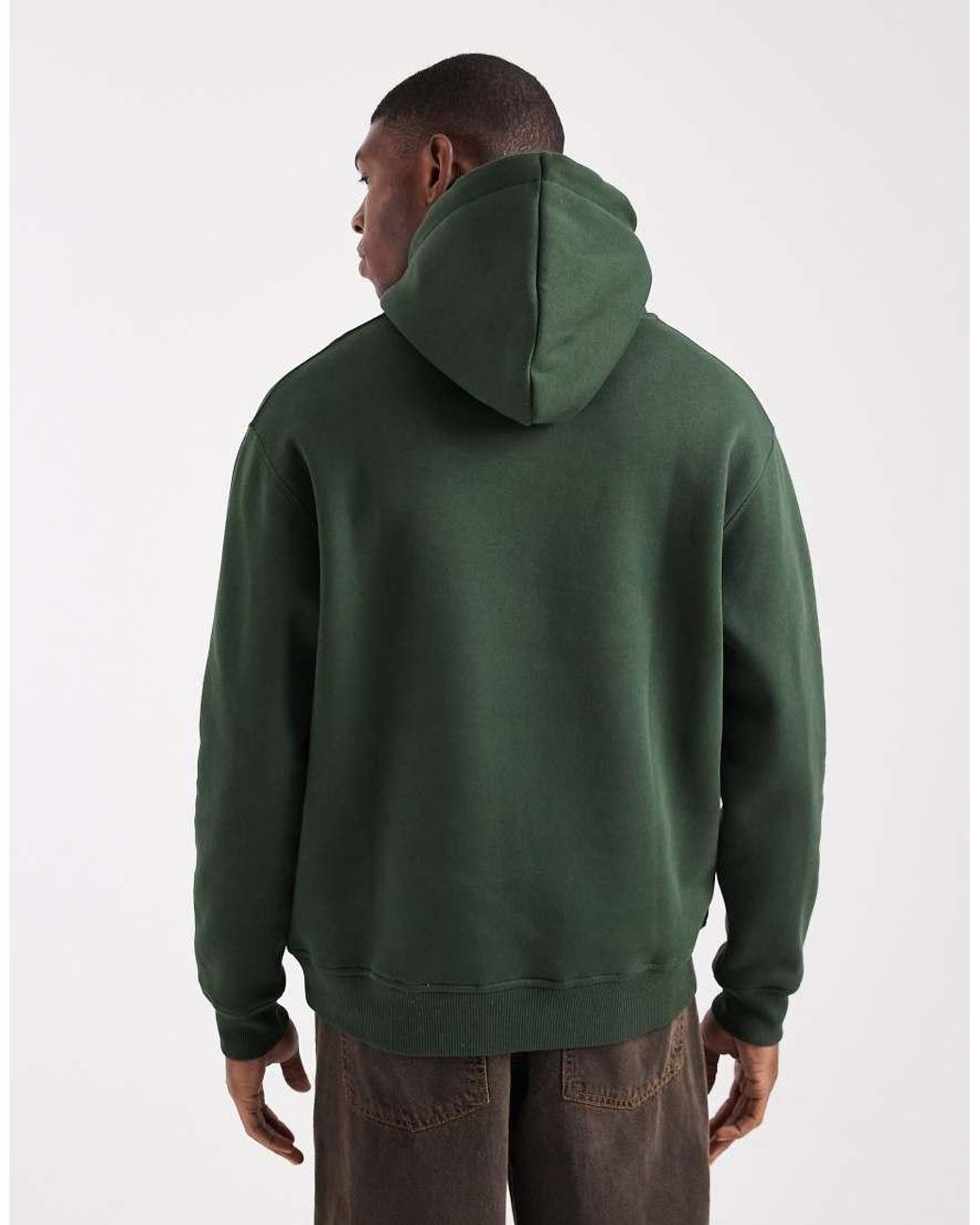 Parlez Green Graphic Logo Hoodie for men