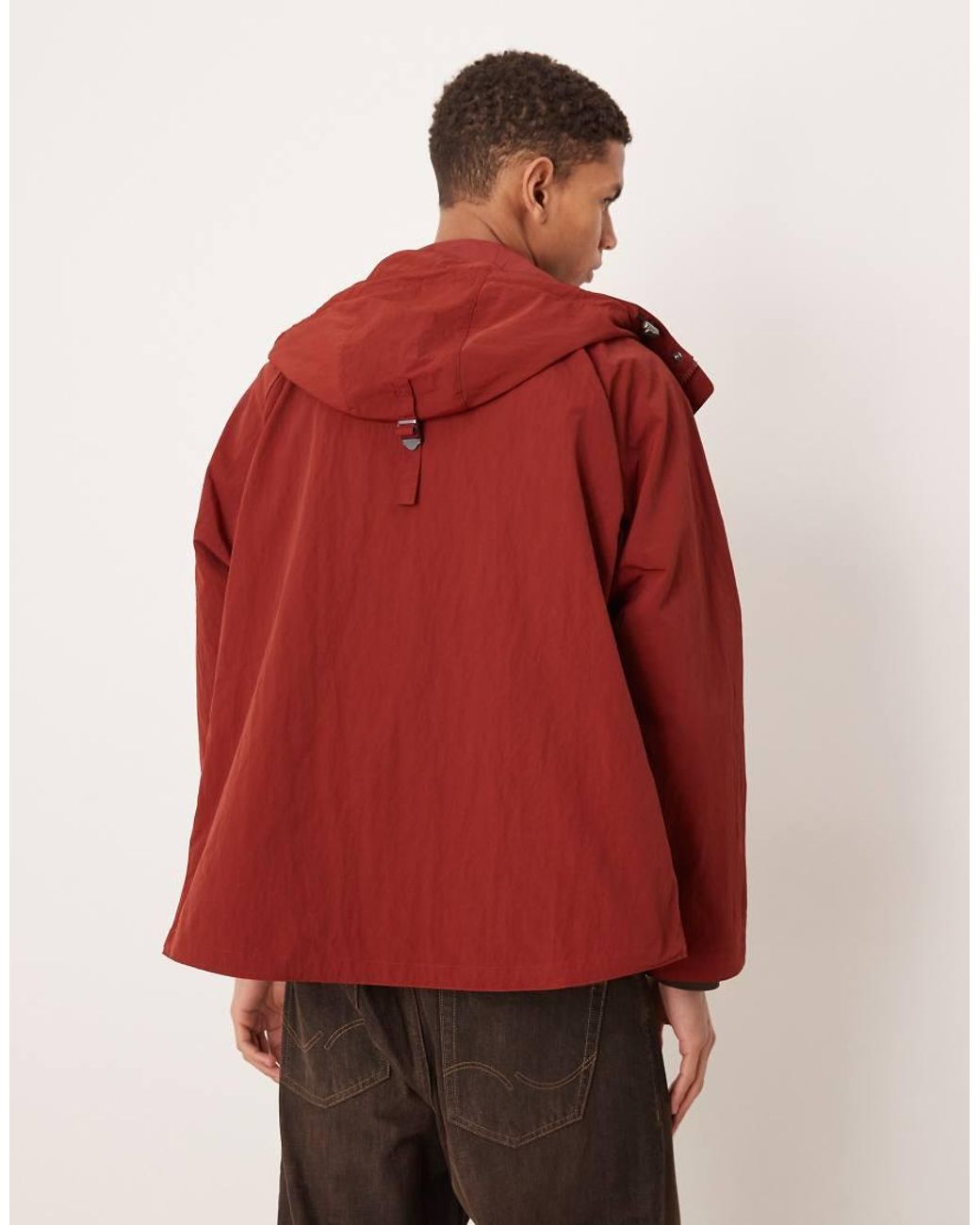 Barbour Red Showerproof Rig Jacket for men