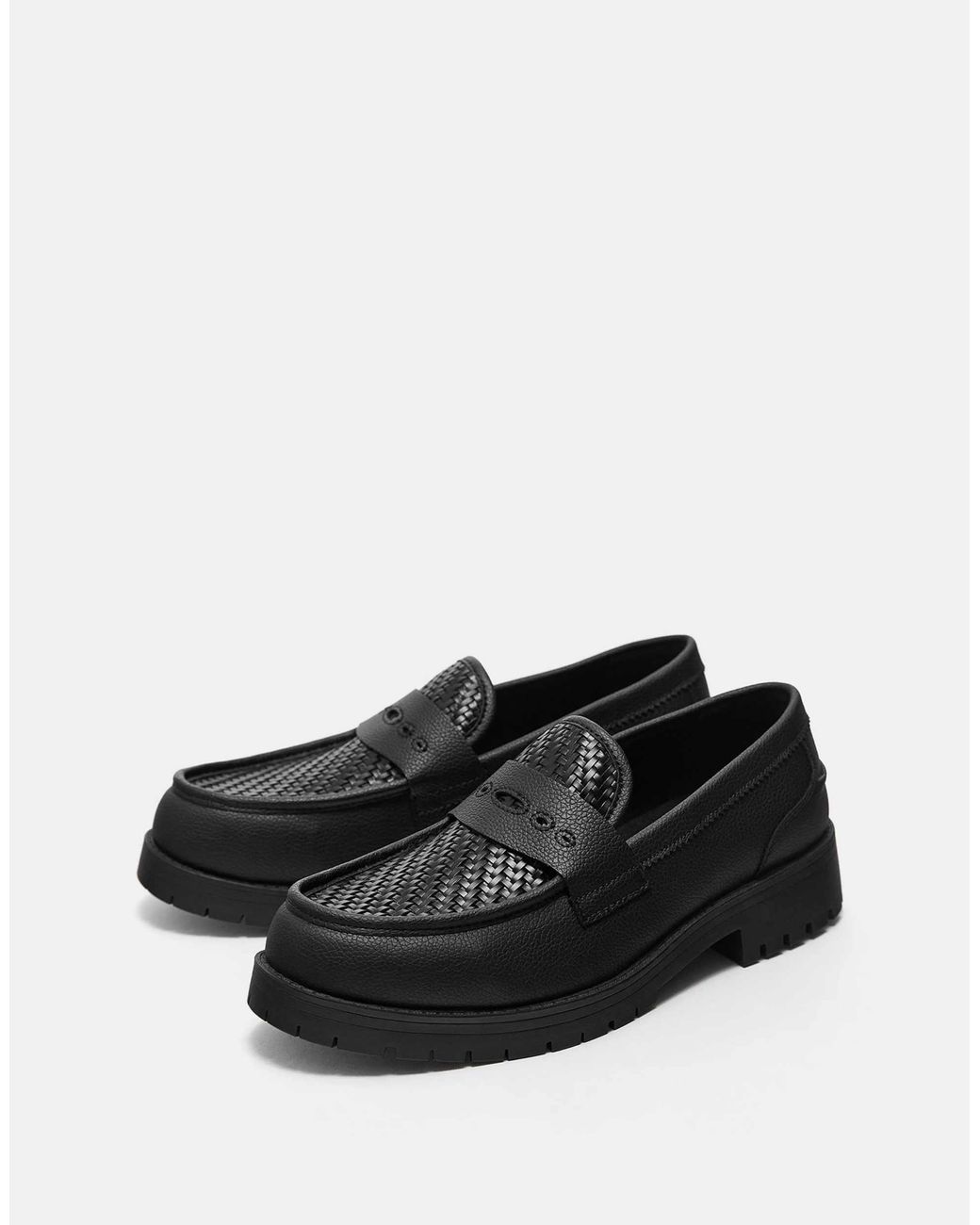 Pull&Bear – stwd – loafer in White für Herren