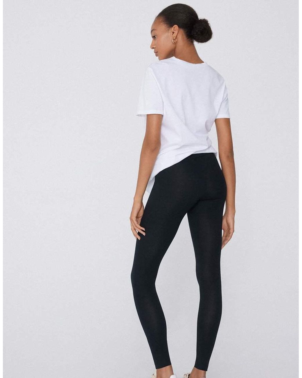 Tezenis Blue Cotton Leggings