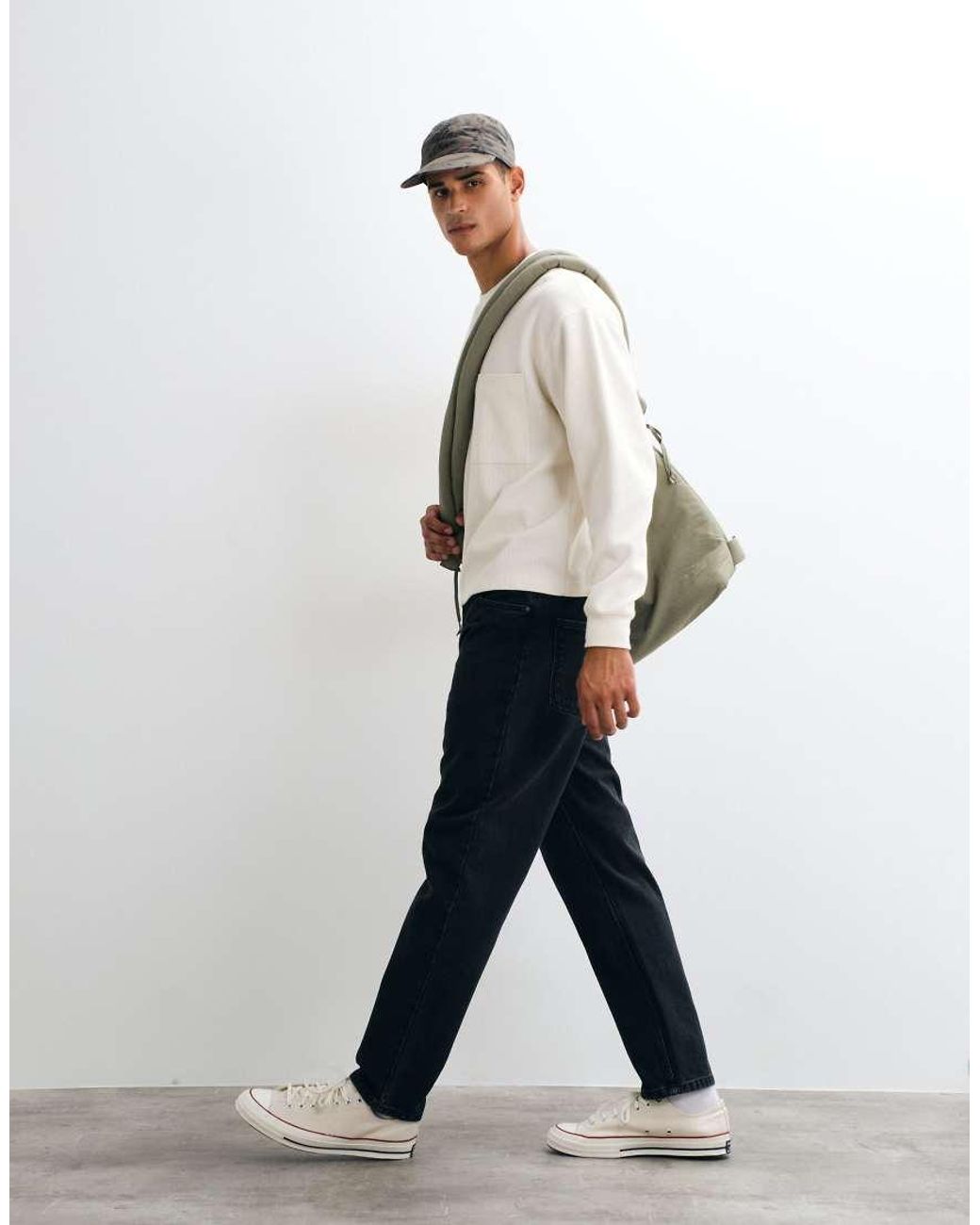 Carhartt Blue Newel Relaxed Tapered Fit Jeans for men