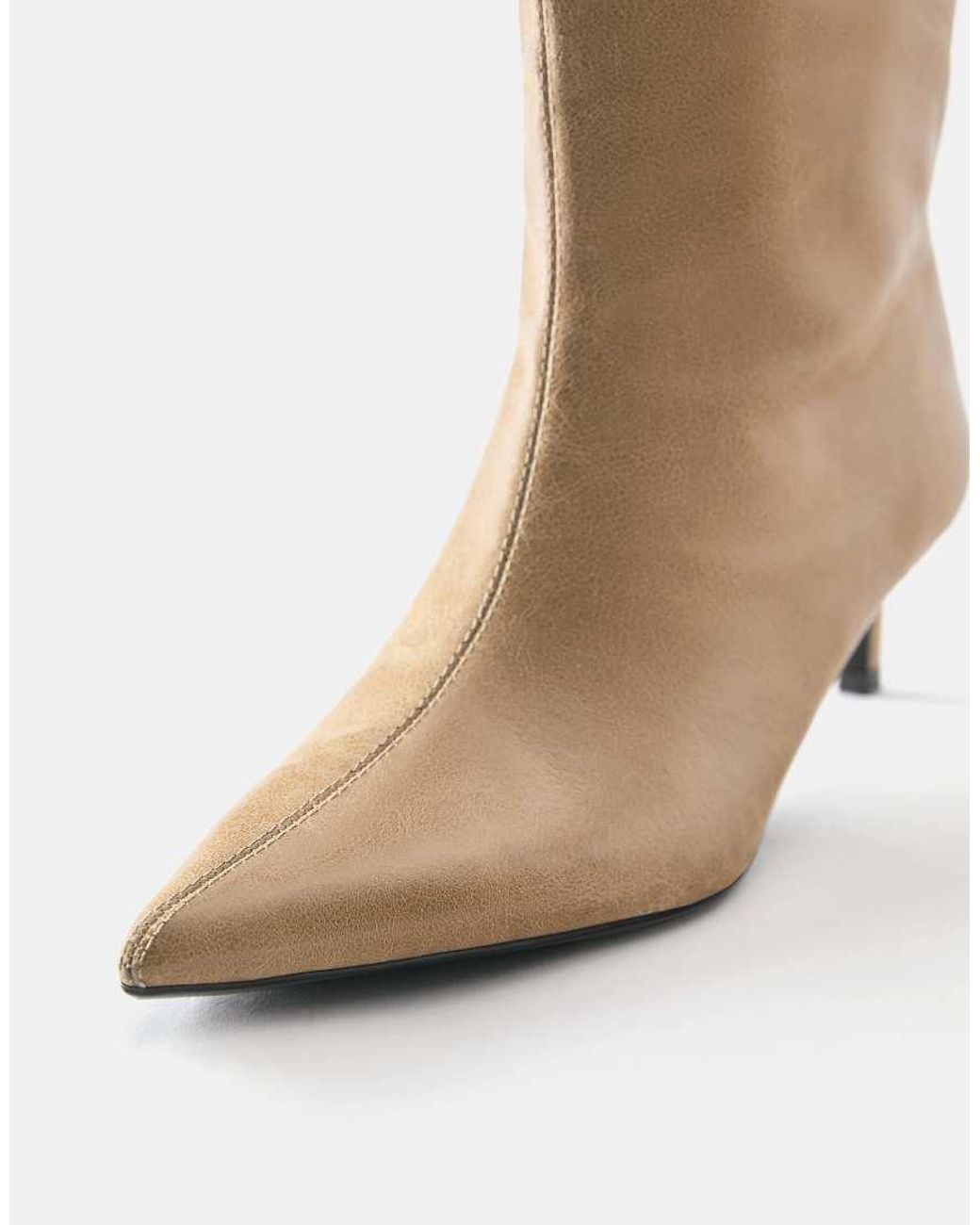Pull&Bear Brown Lace-up High-heel Boots