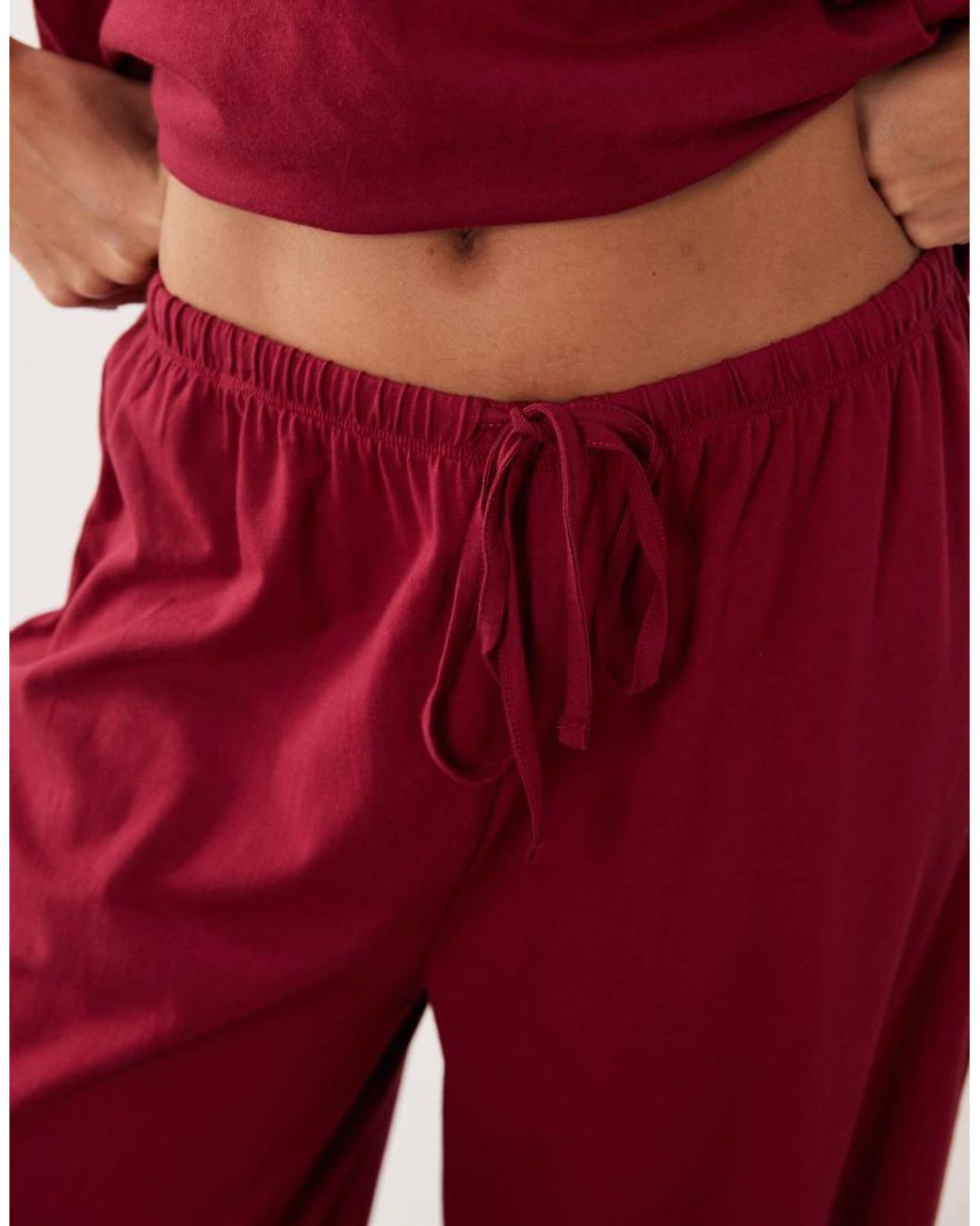 ASOS Red Mix & Match Cotton Pyjama Trouser