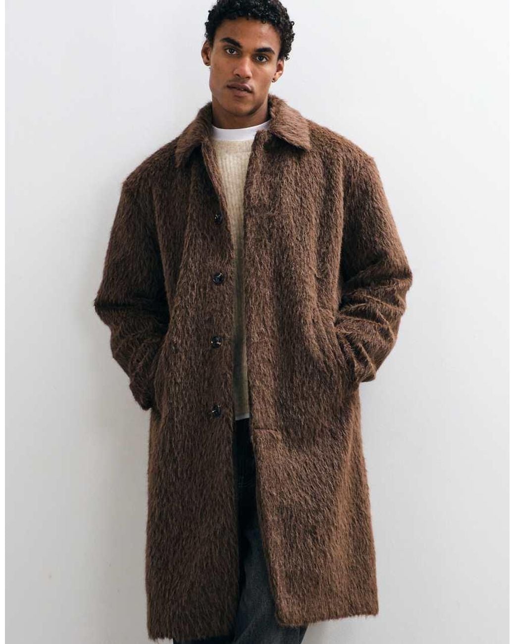 Cappotto di ASOS in White da Uomo