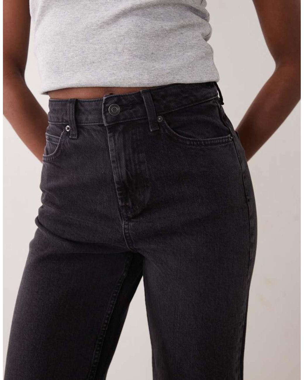 ASOS Black Asos Design Tall Comfort Stretch Straight Leg Jeans