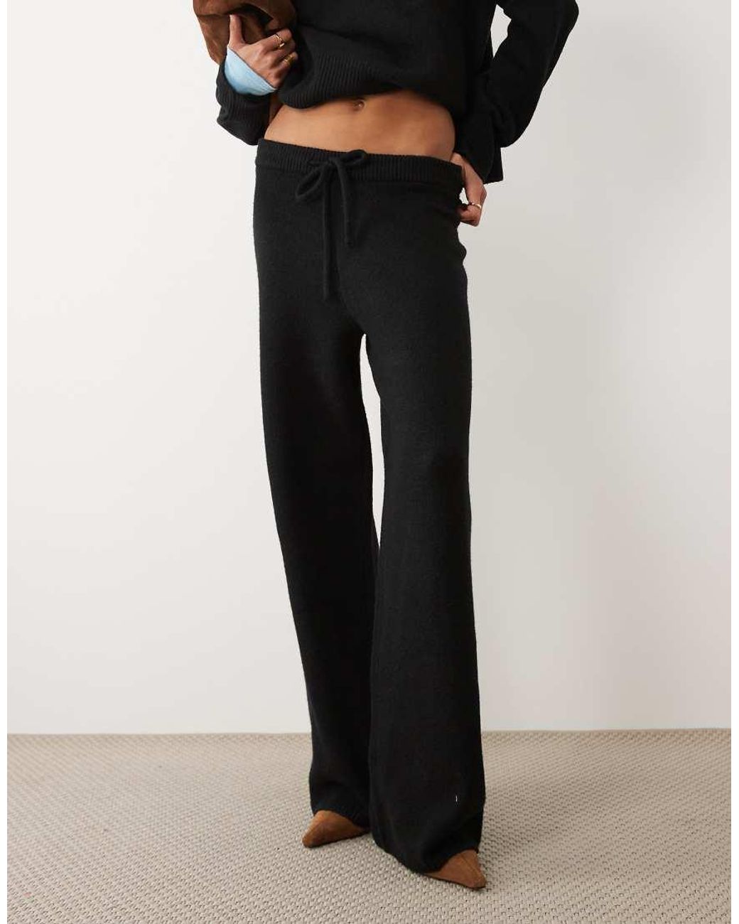 ASOS Black Wide Leg Pants