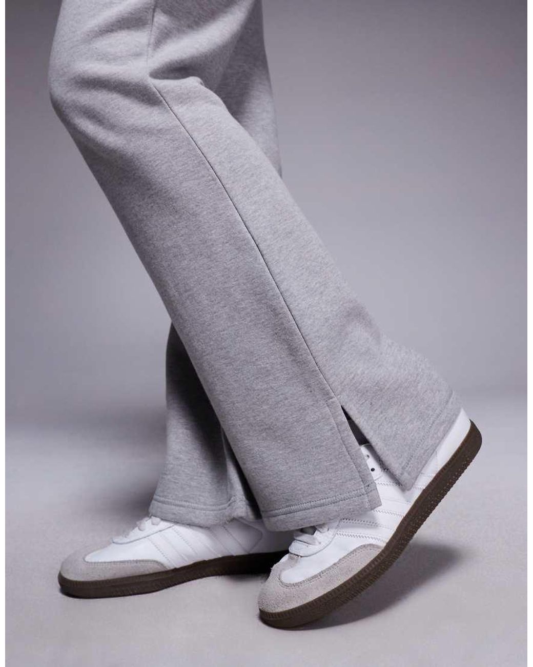 Good For Nothing Gray Flared Joggers