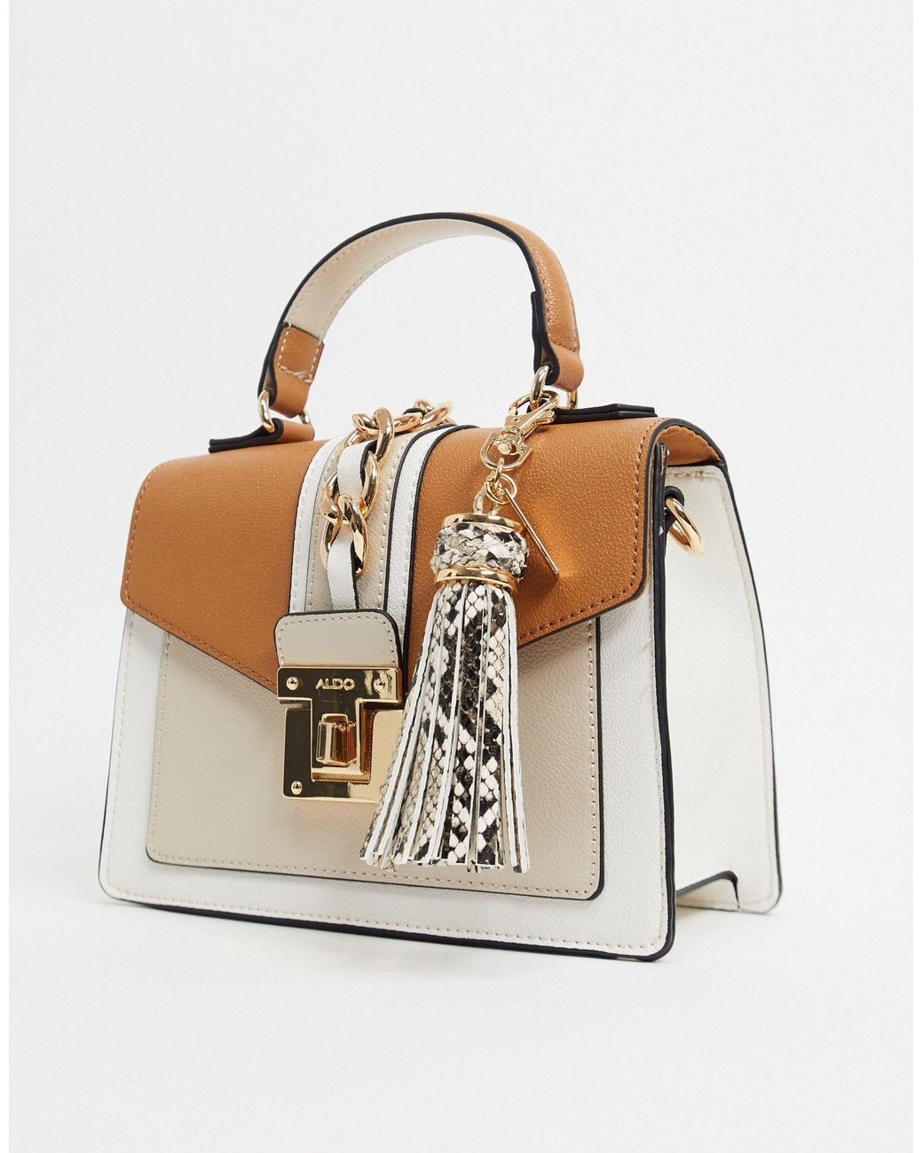 Bolso bandolera con dise o variado ALDO de color Neutro Lyst