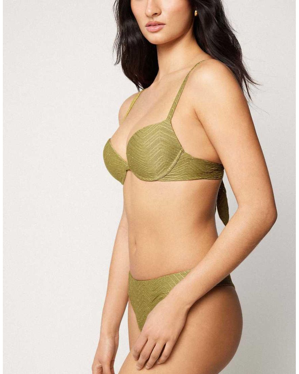 Tezenis Green Sparkling Bikini Top