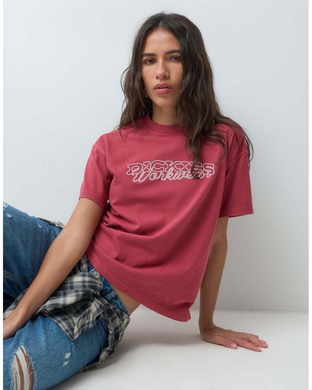 Dickies Blue Short Sleeve Graphic T-Shirt