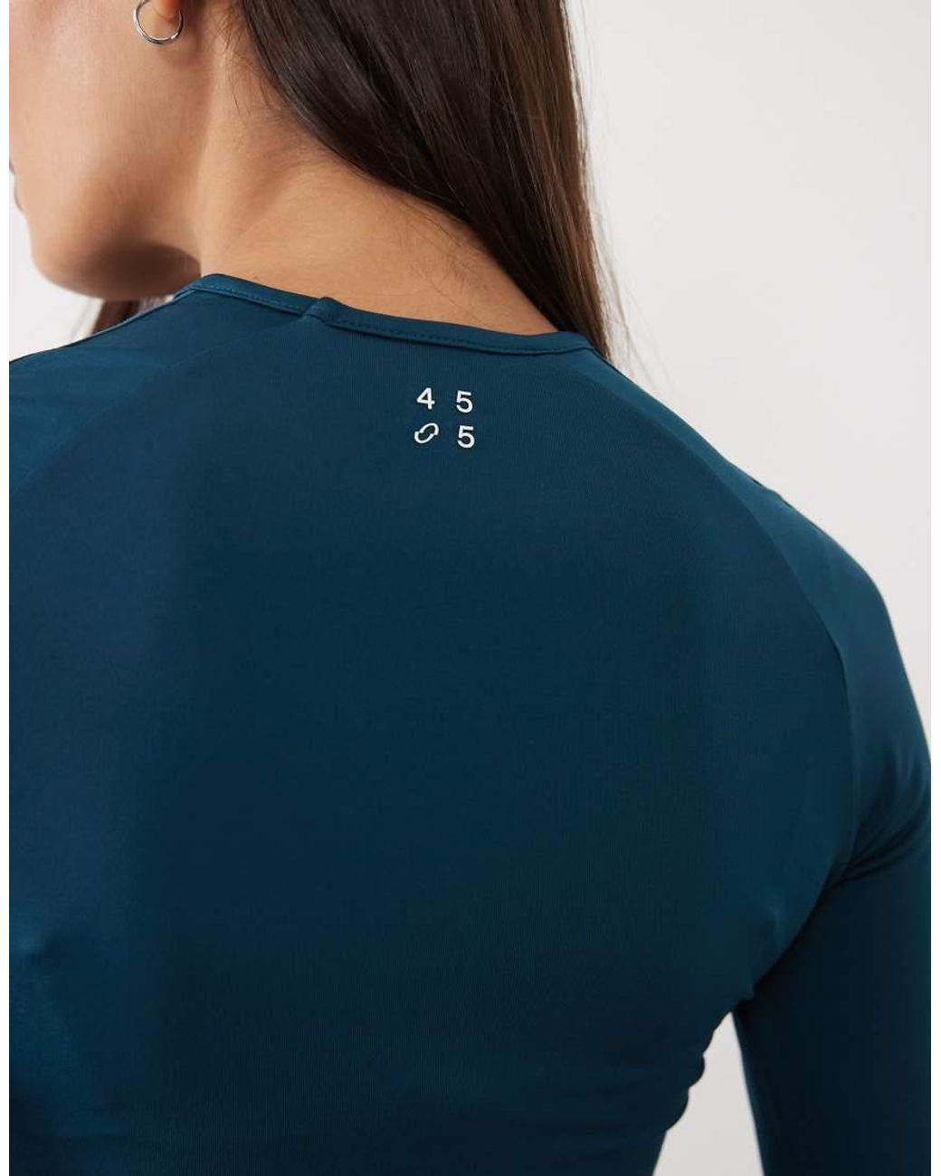 4505 Blue Icon Active Quick Dry Slim Fit Long Sleeve Top