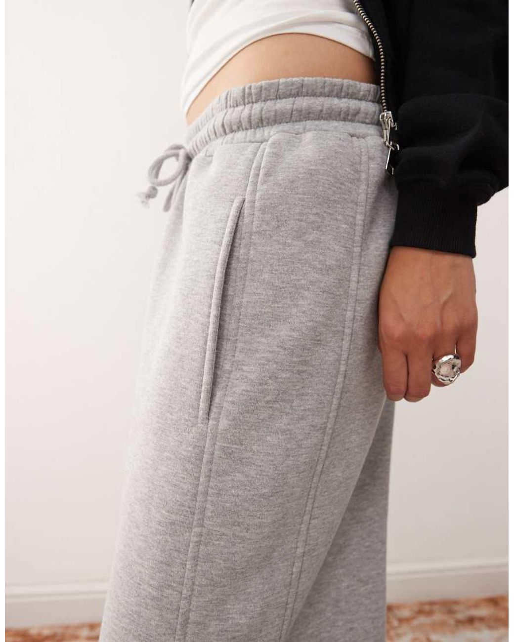 Reclaimed Vintage Natural Barrel Leg Brushback jogger