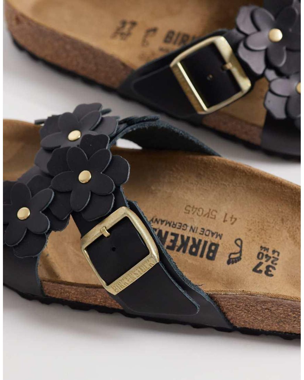 Birkenstock Natural Siena Flower Sandals