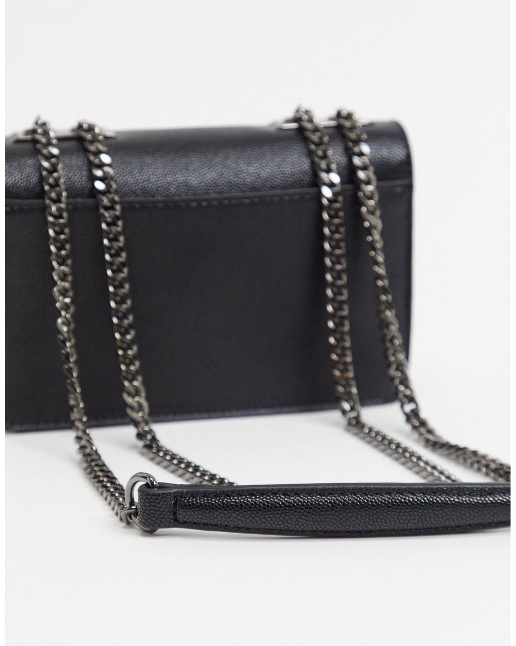 Aigner Ava XS Crossbody Bag With Chain Strap Black – Balilene
