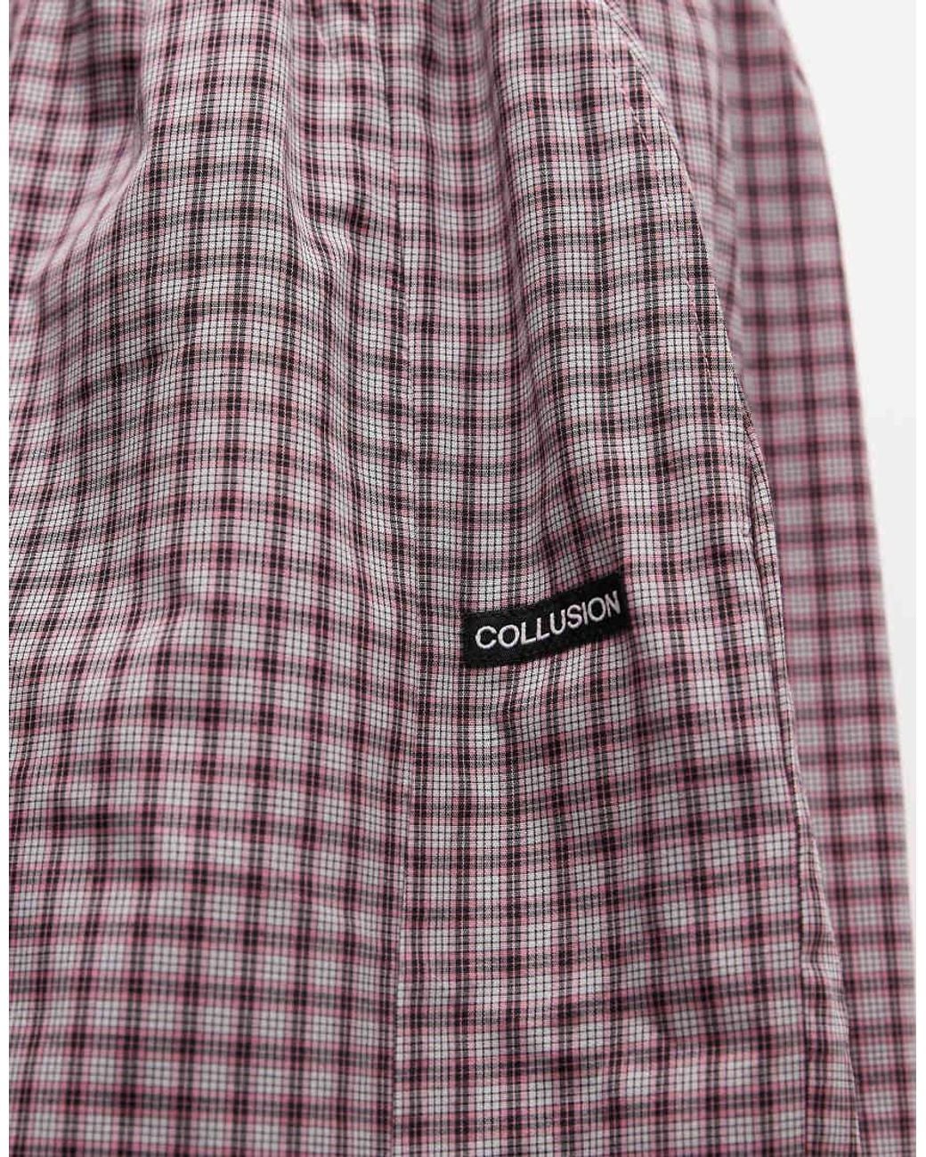Collusion Purple Xl baggy Sweatpants