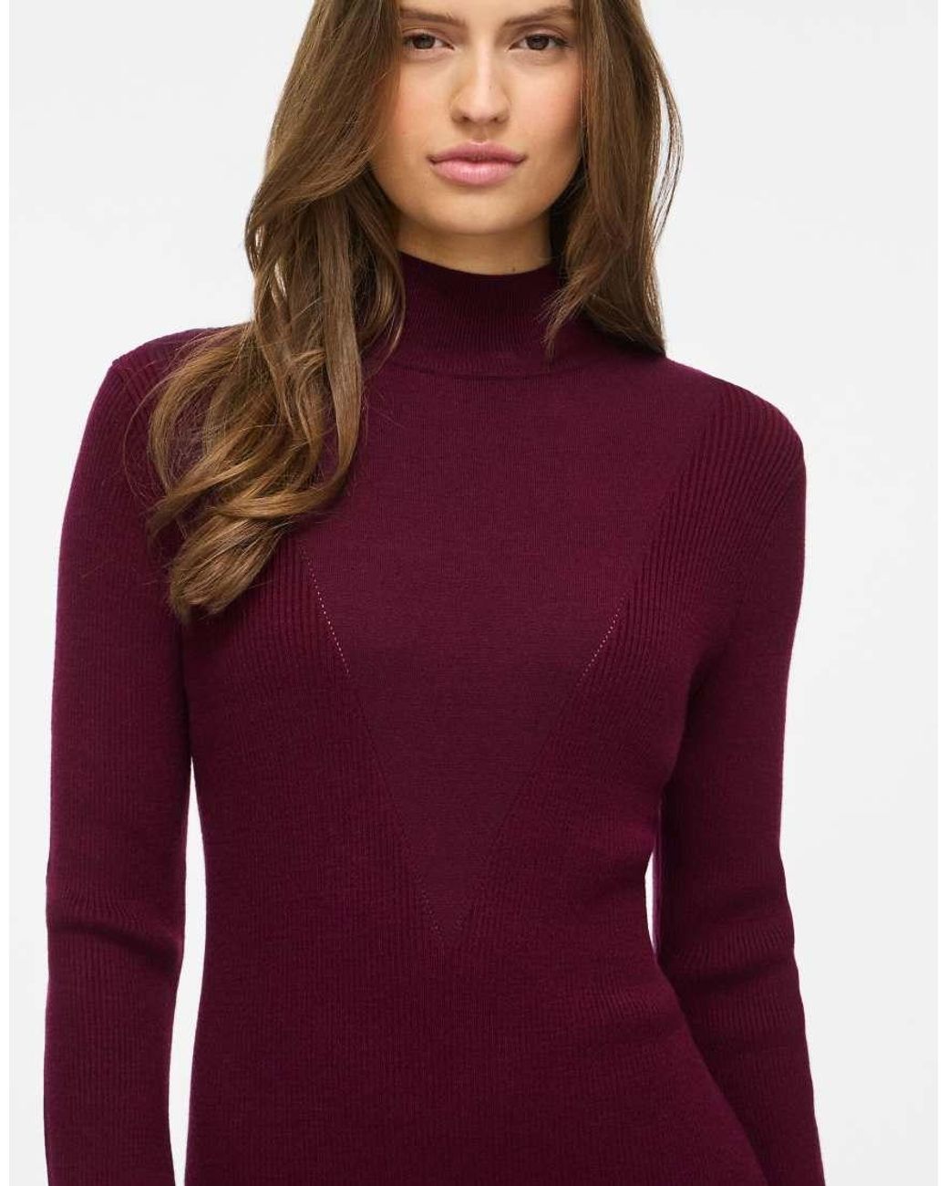 Vila Red Knitted Dress