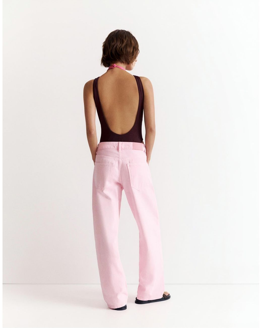 Pull&Bear Pink – barrel-jeans